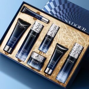 Pro-Xylane & Collagen Skincare Gift Set - Gentle Cleansing, Hydrating Nourishment, 7-Piece Facial Care Collection