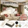 Venta de primavera 2026 | Pegatinas de pared de PVC, pegatinas autoadhesivas para pared, mármol, decoración de pared, accesorios para el hogar, personalizables, fáciles de instalar por ti mismo, resistentes a la humedad y al moho, azulejos económicos.